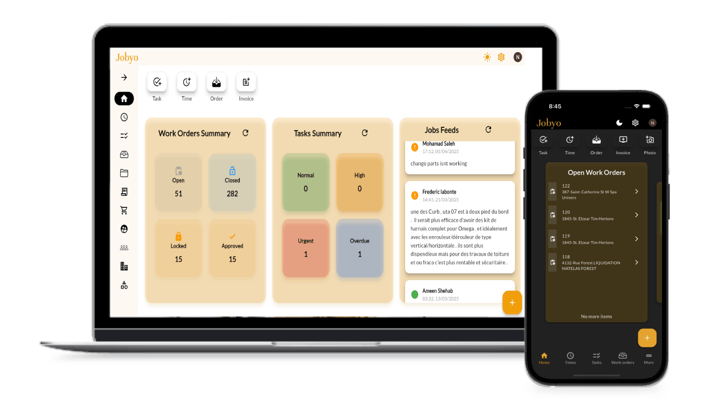 Jobyo Dashboard
